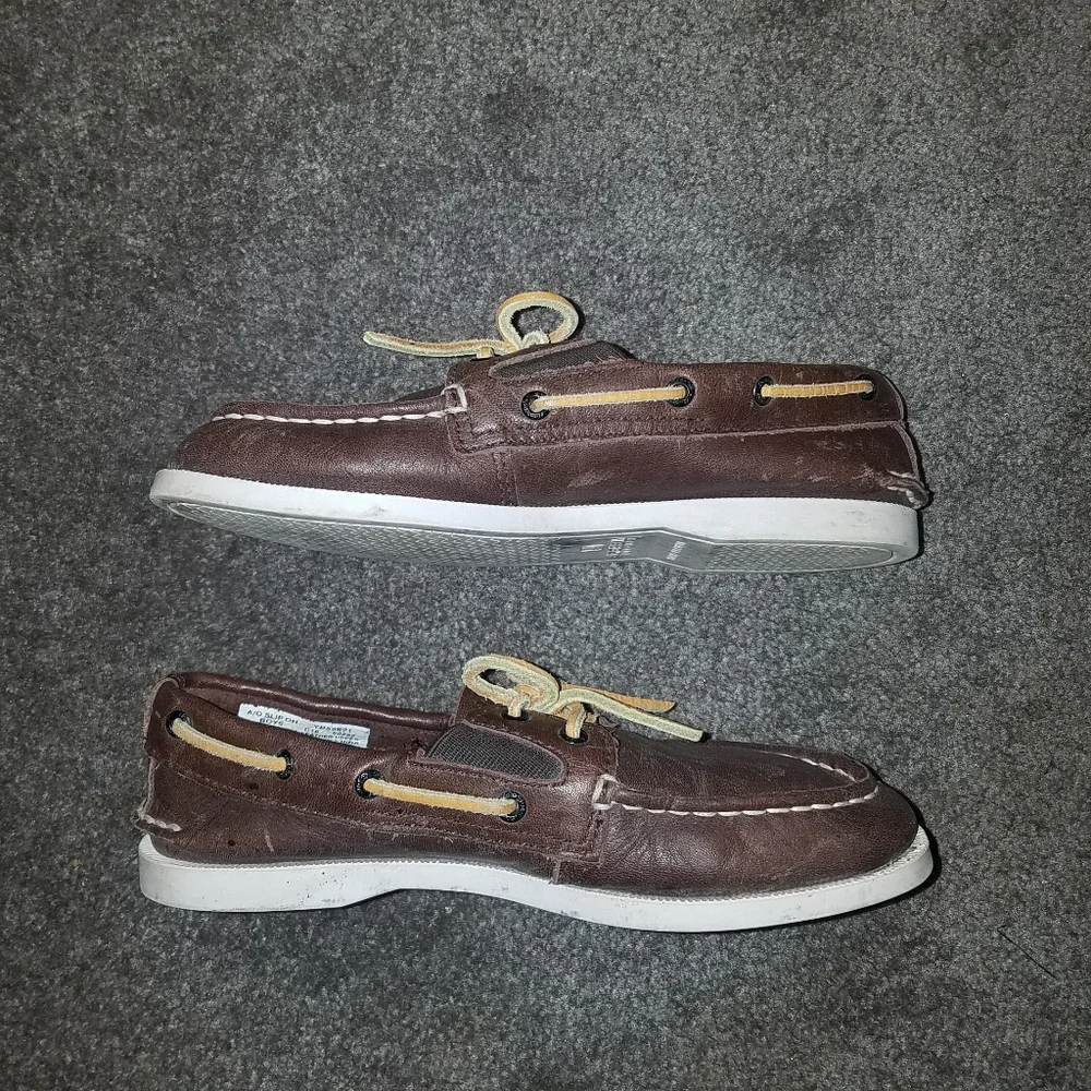 Sperry Boys Top Sider Shoes 1M. - Picture 4 of 8